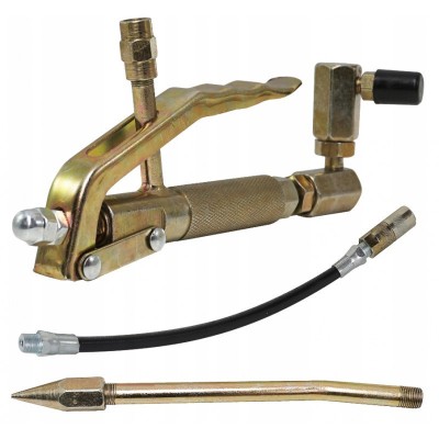 Pistol pentru gresoare de picior cu 2 furtunuri V86191 Verke foto