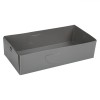 Organizator Sertar, Model Multifuncțional, Dimensiuni 15.2x30.5x7.5 cm, Material PP, Culoare Gri, Oem