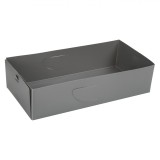 Organizator Sertar, Model Multifuncțional, Dimensiuni 15.2x30.5x7.5 cm, Material PP, Culoare Gri, Oem