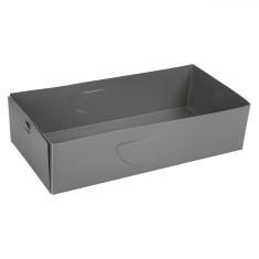 Organizator Sertar, Model Multifuncțional, Dimensiuni 15.2x30.5x7.5 cm, Material PP, Culoare Gri