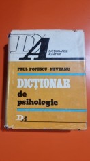 DICTIONAR DE PSIHOLOGIE - PAUL POPESCU NEVEANU