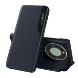 Husa Honor Magic8 Lite Eco Leather View flip tip carte, albastru