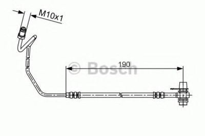 Conducta / cablu frana SKODA SUPERB I (3U4) (2001 - 2008) BOSCH 1 987 481 535 foto