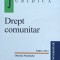 Drept comunitar - 2001 - Octavian Manolache (xx827)