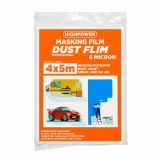 Folie Protectie Zugravit Vopsit 5x4 m, 20 mp, HDPE 8 microni, Oem