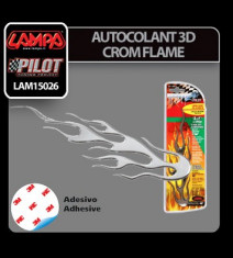 AUTOCOLANT 3D CROM FLAME 19 - A3C2508 foto