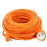 Cablu prelungitor portocaliu pentru curent , grosime 2x1 mm, lungime 40 metri, 2500 W, Verke