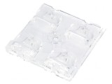 Lentilă LED Transparentă Pătrată 7mm