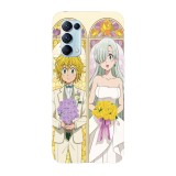 Husa compatibila cu Oppo Find X5 Pro model Meliodas and Elizabeth 7 Deadly Sins, Silicon, TPU, Viceversa, Transparent, Carcasa