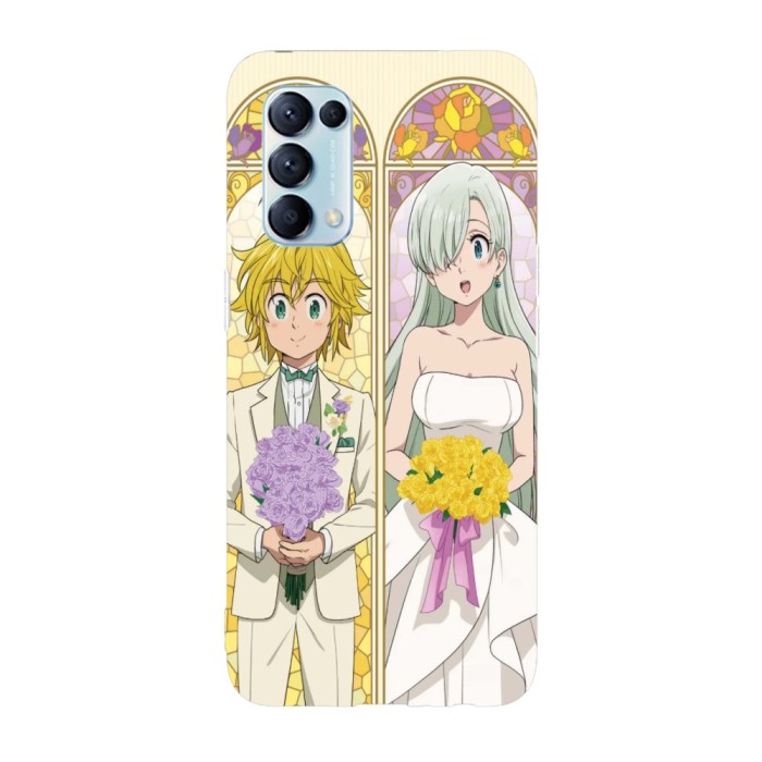 Husa compatibila cu Oppo A72 model Meliodas and Elizabeth 7 Deadly Sins, Silicon, TPU, Viceversa