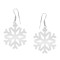 Snowflake - Cercei personalizati fulg din argint 925