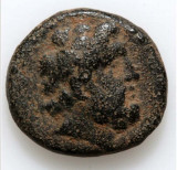 Moneda antica obol, Phoenicia, Arados, 150 I. E. N, bronz