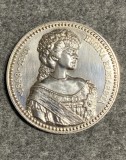 Medalie Regina Elisabeta 1843-1916 argint