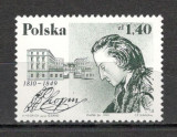 Polonia.1999 150 ani moarte F.Chopin-compozitor si pianist MP.351, Nestampilat