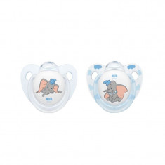 Set 2 suzete ortodontice din silicon 6-18 luni Nuk Disney 736258, Multicolor foto