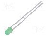 Dioda LED, 2,9mm, verde, 80...250mcd, 20mA, 2,1...2,5V, KINGBRIGHT ELECTRONIC - L-934CGDK
