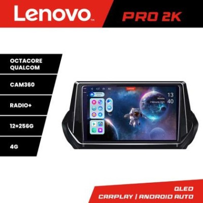Navigatie Peugeot 2008 2020- Android radio gps internet 8 core QLED 2K 12+256 360 Lenovo CarStore Technology foto