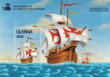 GUYANA/GRENADA - Nave /set 4 blocuri MNH ( 3 imagini)
