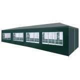 VidaXL Cort de petrecere, verde, 3 x 12 m