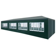 vidaXL Cort de petrecere, verde, 3 x 12 m 45107