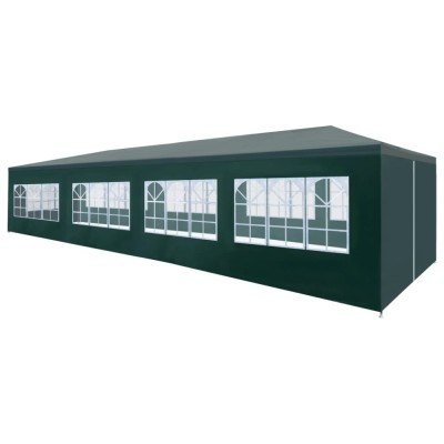 vidaXL Cort de petrecere, verde, 3 x 12 m 45107 foto