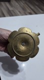 Mica pipa vintage cu farfuriuta bronz
