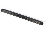 Conector şiruri pini soclu mamă 80 PIN 2mm THT 2x40, CONNFLY