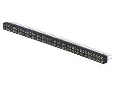 Conector şiruri pini soclu mamă 80 PIN 2mm THT 2x40