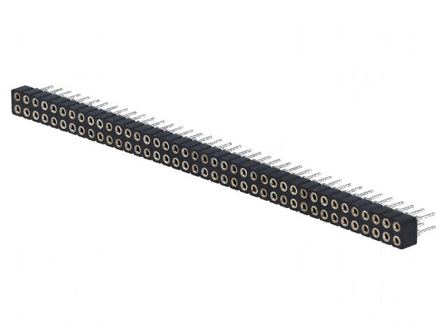 Conector şiruri pini soclu mamă 80 PIN 2mm THT 2x40