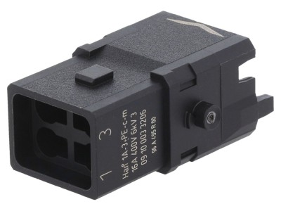 Conector Han 1A 4P 3P PE foto