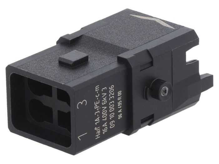 Conector Han 1A 4P 3P PE