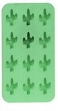 Forme pentru gheata Cactus, 19.5x10.5x1.5 cm, silicon, verde, Excellent Houseware