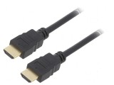 Cablu HDMI 2.0 HDCP 2.2, 1,5m, PVC, mufă la ambele capete, Goobay