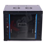Cabinet metalic de perete 19", tip rack wallmount, 6U 600x450 mm, Xcab seria N, Negru