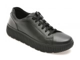 Pantofi GEOX negri, D46XFA, din piele naturala
