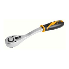 Clichet reversibil Tolsen, 3/8 inch, 72 T, otel crom-molibden foto