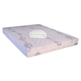 Set Saltea ortopedica, Saturn Memory Plus Comfort 160x200x20cm, cu spuma poliuretanica HR, memory foam 4 cm, husa detasabila tricot, hipoalergenica, f