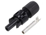 Conector Solar Mamă Drept Crimpat MC4 4-6mm2