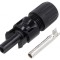 Conector Solar Mamă Drept Crimpat MC4 4-6mm2