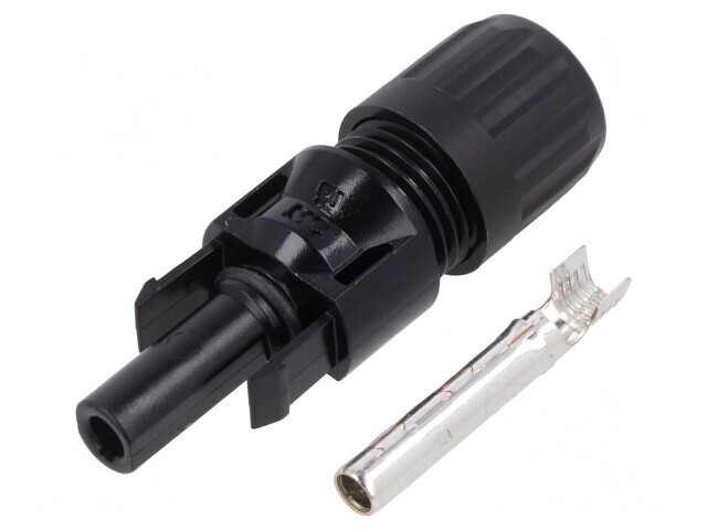Conector Solar Mamă Drept Crimpat MC4 4-6mm2