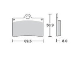 Placute Frana TRW Lucas MCB540 Moto Fata/Spate