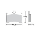 Placute frana TRW Lucas MCB540 Cod Produs: MX_NEW 7872864MA