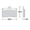 Placute frana TRW Lucas MCB540 Cod Produs: MX_NEW 7872864MA