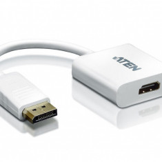 Adaptor Displayport la HDMI T-M Alb, ATEN VC985