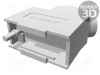 TE Connectivity Carcasă metalică D-Sub 9pin și HD 15pin, 45&deg;, filet UNC 4-40