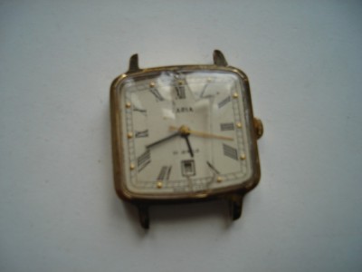 Ceas mecanic sovietic Zaria 22 rubine, defect, cheita blocata foto