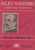 Alecsandri - literatura pasoptista