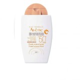 Avene Fluide Mineral Teintee Loțiune de protecție solară cu colorant pentru ten sensibil și tolerant SPF50+ 40 ml
