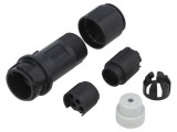 Conector Circular 6 PIN fără Contacte pe Cablu