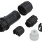 Conector circular 6 pini pe cablu IP68